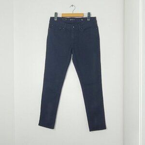 Levi Strauss  Co Black Cotton Blend Curvy Skinny Denim Jean Classic Size 28